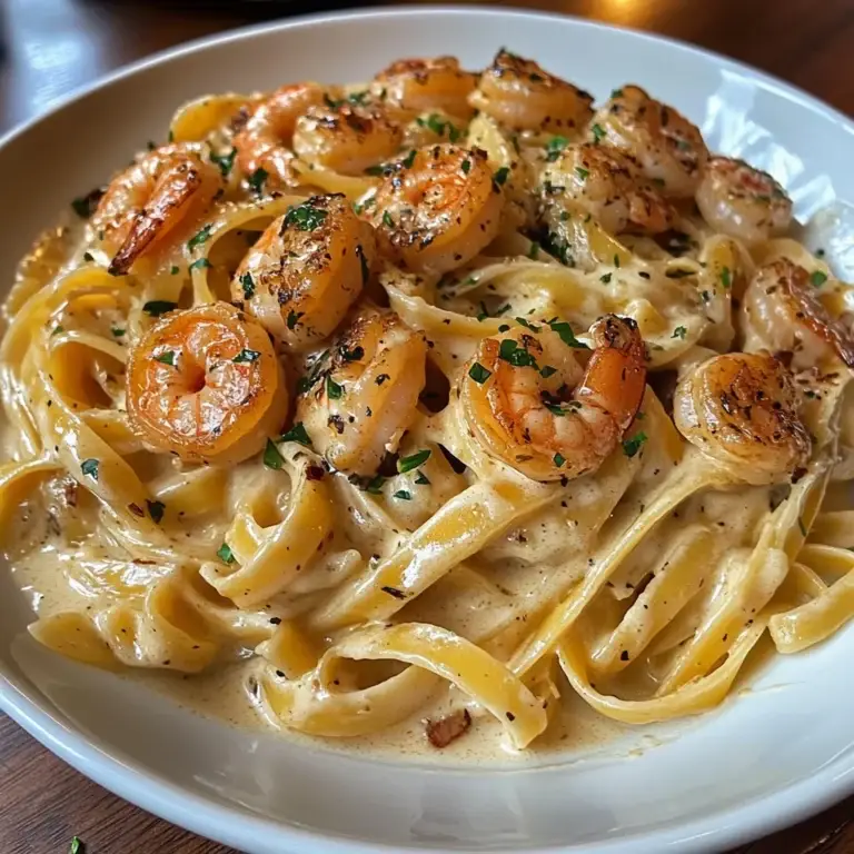 Garlic Butter Shrimp Pasta-full