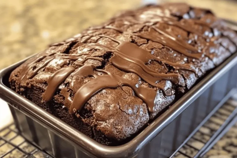 Hot Fudge Brownie Bread